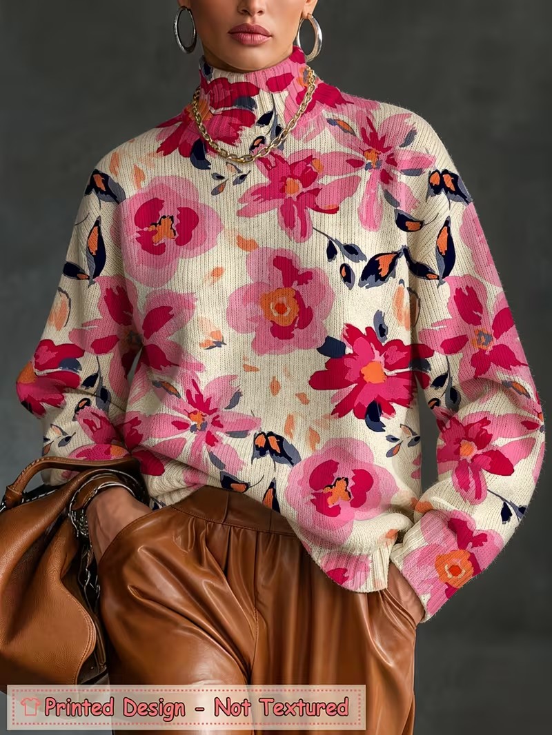 Women Turtleneck T shirt Gradi - Wallpaper recension och pris
