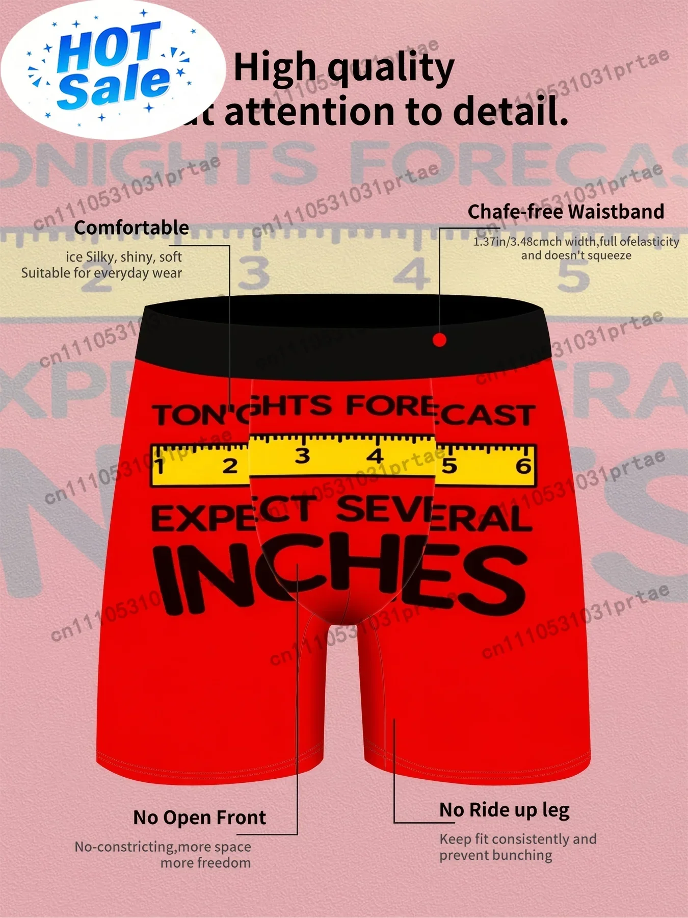 Novelty Tape Measure Underwear - Tape Measure recension och pris