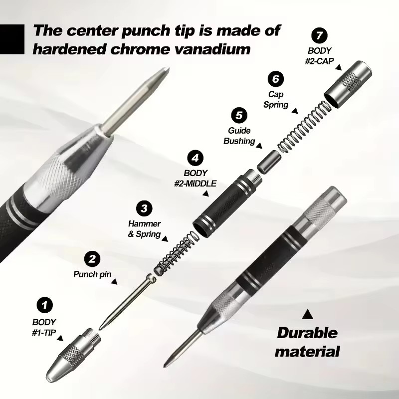 Auto Center Puncher Hole Marke - Drill Bits recension och pris