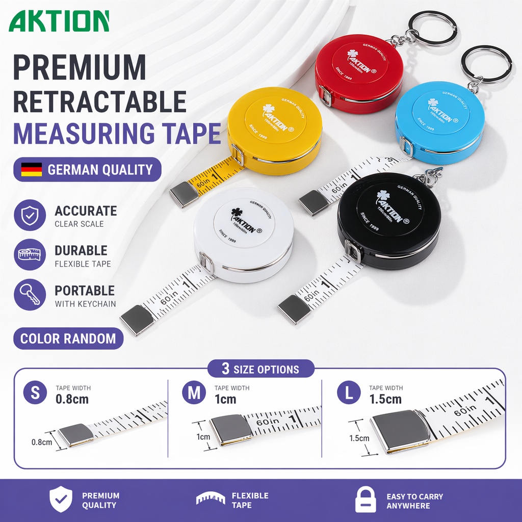 Measuring Tape 1.5M 60Inch AKT - Tape Measure recension och pris