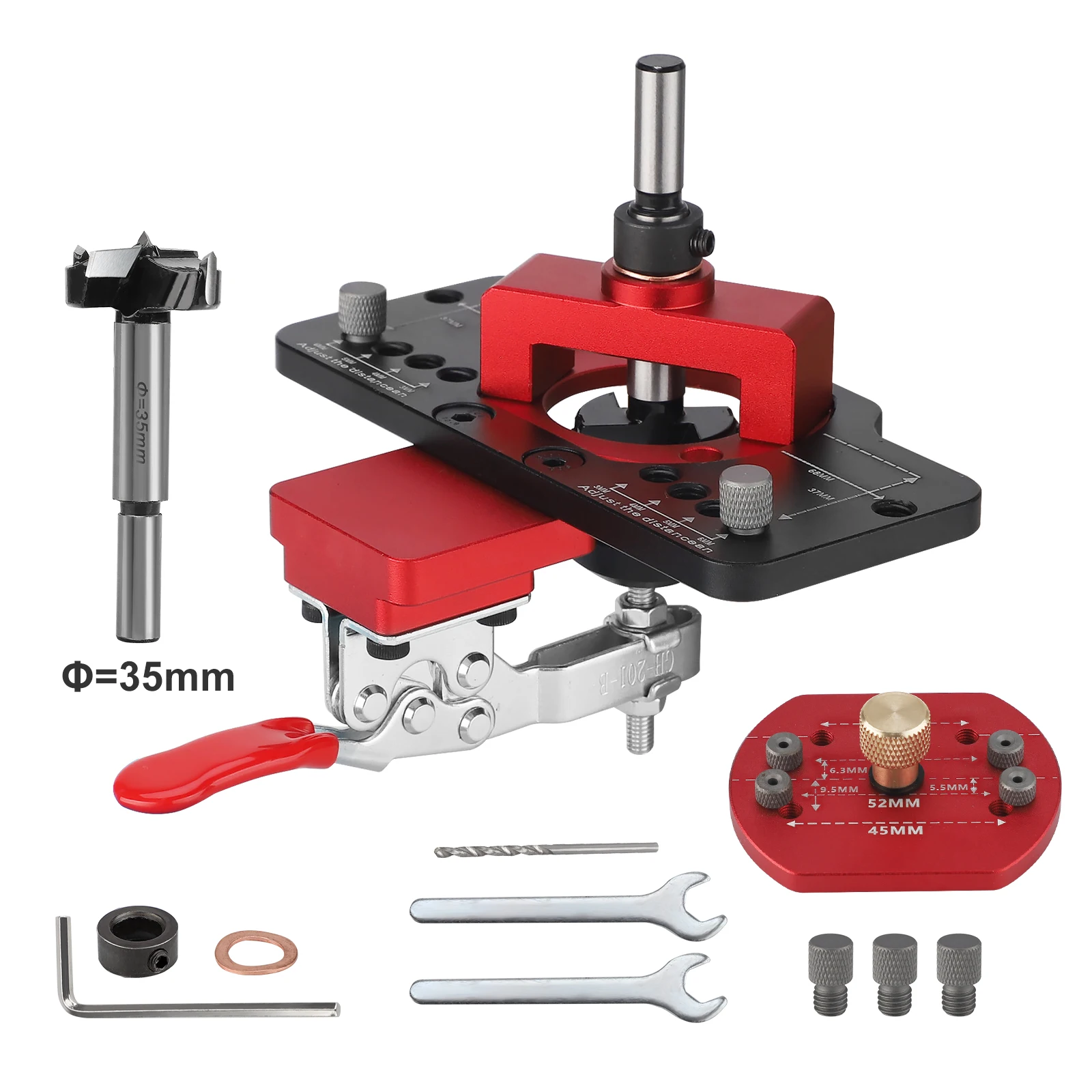 35mm Hinge Jig Dowel Jig Dowel - Cabinet Hinges recension och pris