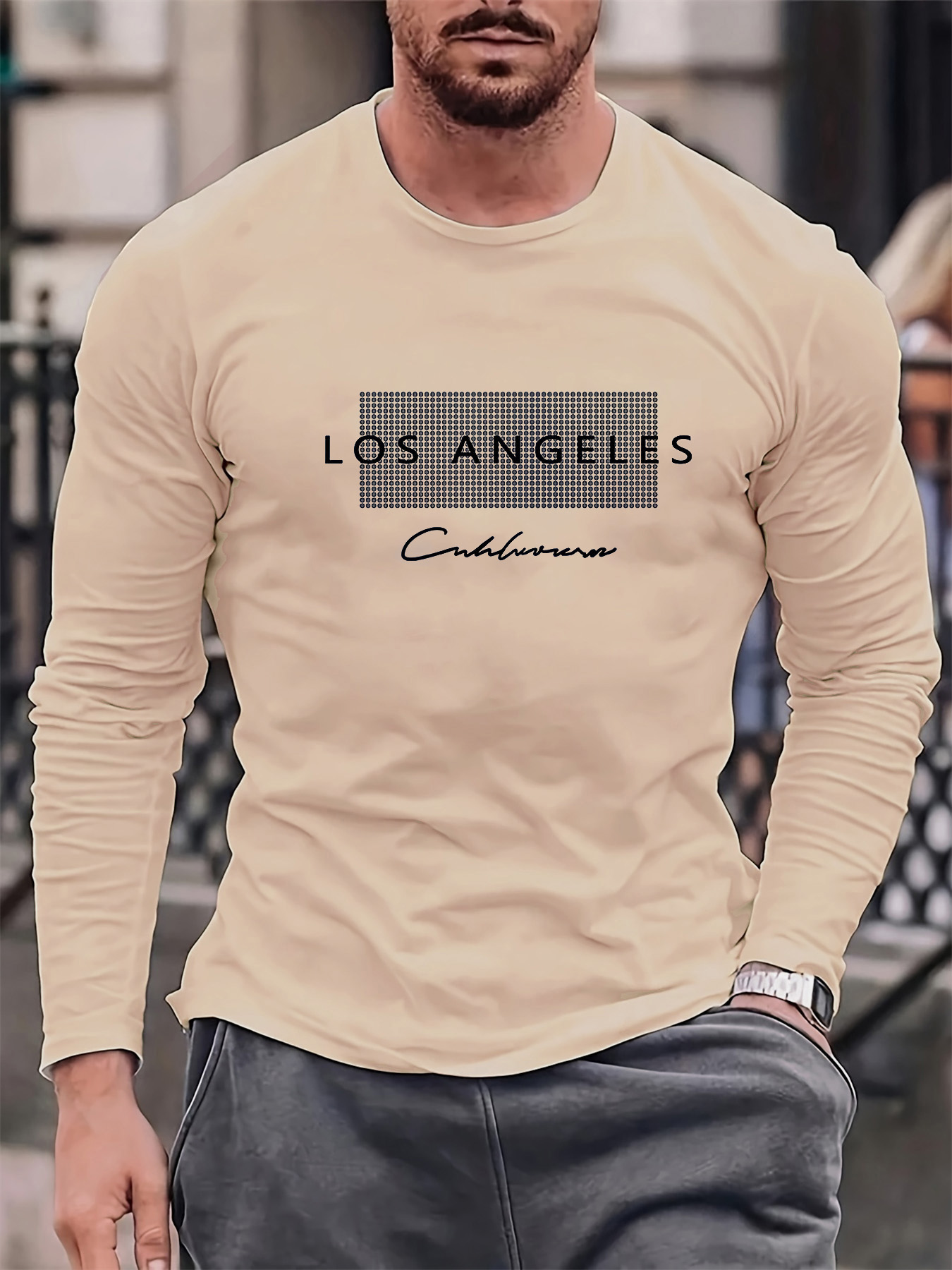 100% Pure Cotton Men's Long Sl - Wallpaper recension och pris